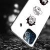 Case For Apple Iphone 11 13 12 Mini 14 Pro Max Xr 7 8 +Se 2020 Xs 6 6s Plus 5 5s Black Silicone Phone Cover Anime Demon Slayer