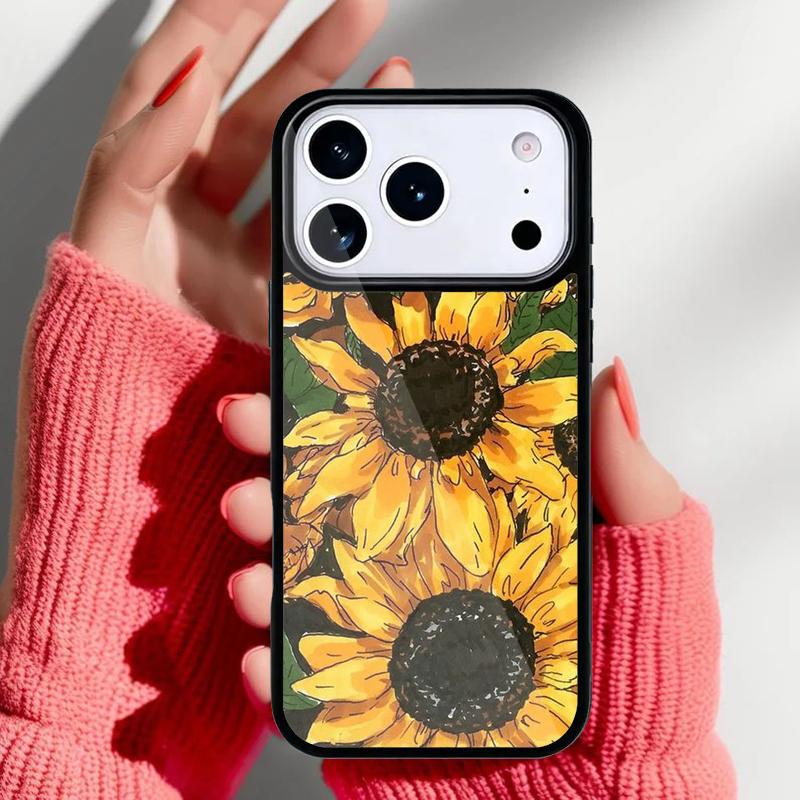 Чехол для телефона 'Подсолнухи Навсегда' для iPhone 17 Air 16e 15 14 13 Pro Max Задняя крышка для 12 11 Pro Coque