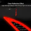 1 Pair Wear-resistant Strip Reflective Tape Car Self-adhesive Safety 3D Effect Protection