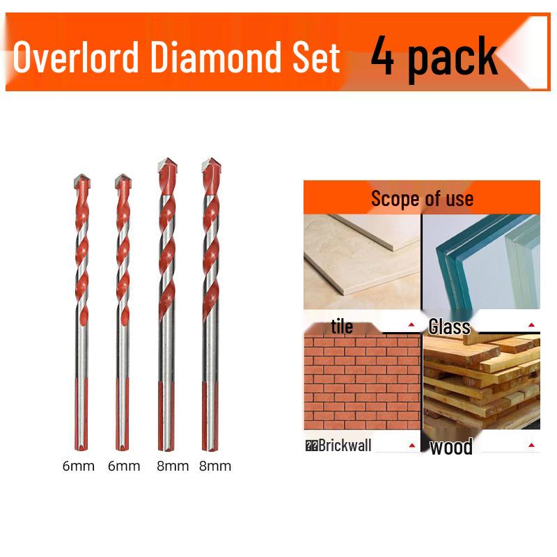 6 мм Сплавное треугольное сверло для бетона, стекла и цемента