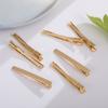 30Pcs/Set Golden Metal Hair Clips 6/7/8cm Basic Hair Pins For Women Hairpins Fashion Hair Accessories Barrette Hairdressing Tool