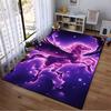 Purple Galaxy Pegasus Design Carpet for Living Room or Bedroom Decor Suitable for use as an anti-slip for living room bedroom sofas