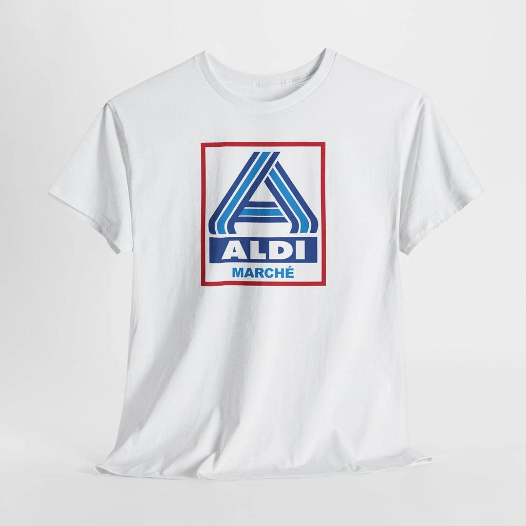 Футболка Aldi Marché Market, Рубашка для покупок в продуктовом магазине, Подарок для гурмана, Топ для любителя рынка,