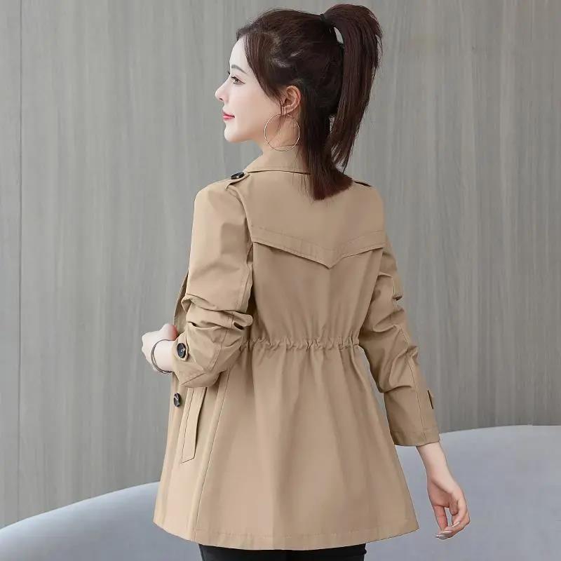 Осенняя женская куртка с длинным рукавом, тонкие пальто, повседневная ветровка, женские куртки, тонкое модное базовое пальто, верхняя одежда