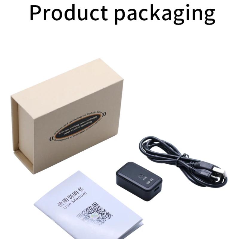 Mini GF-22 GPS-трекер для автомобиля, отслеживание в реальном времени, защита от кражи и потери, локатор с сильным магнитным креплением, позиционер сообщений SIM-карты автомобиля