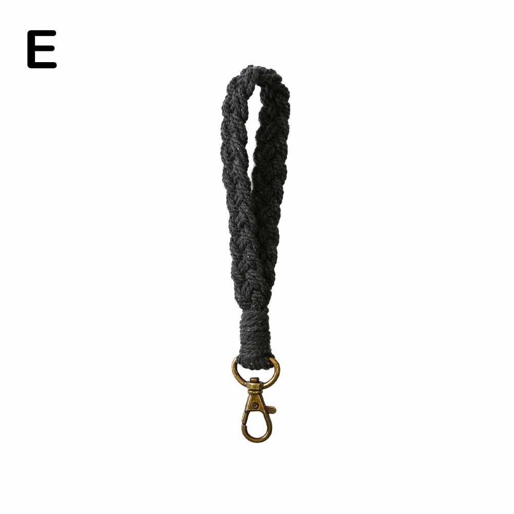 Macrame Keychain Wrist Lanyard Key Chain Boho Wristlet Lanyards for Women Key Lanyard Keyring Bracelet Keychian Women Gifts