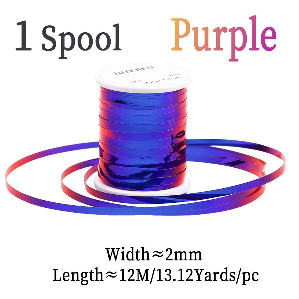 2 мм 2 тона материал для вязания мушек плоский майларовый мишурный для стримера флэшбэк нимфы комариное тело ребро рыболовная приманка