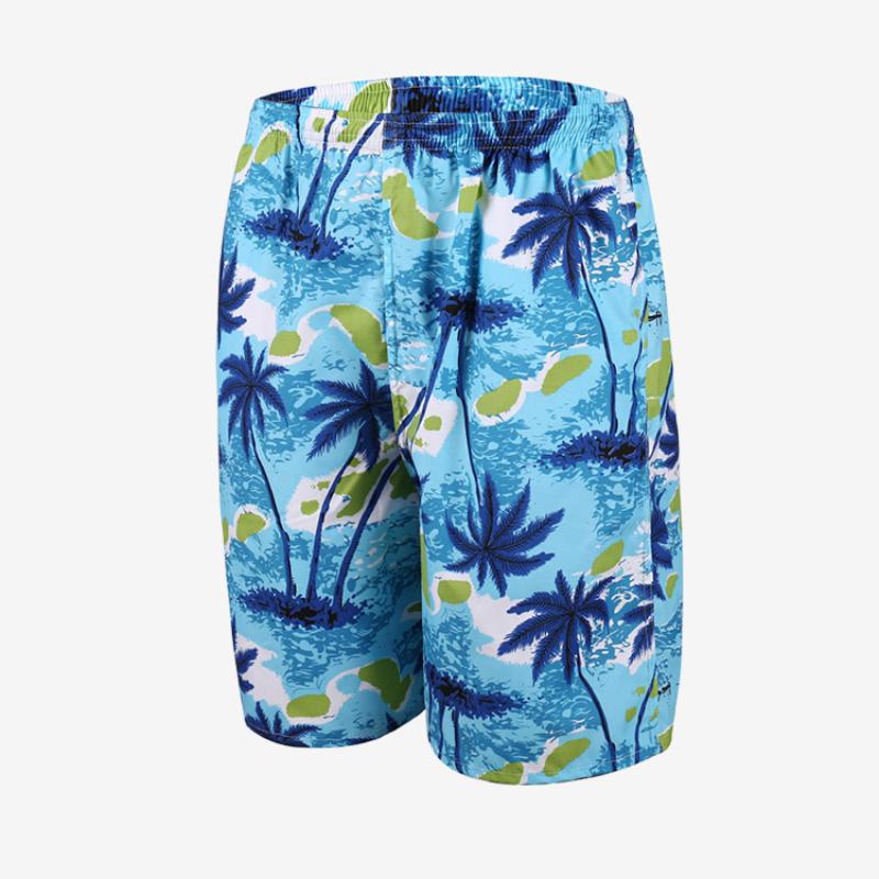 Пляжные брюки Мужские быстросохнущие свободные тонкие четверти шорты Спортивные повседневные брюки с цветочным принтом