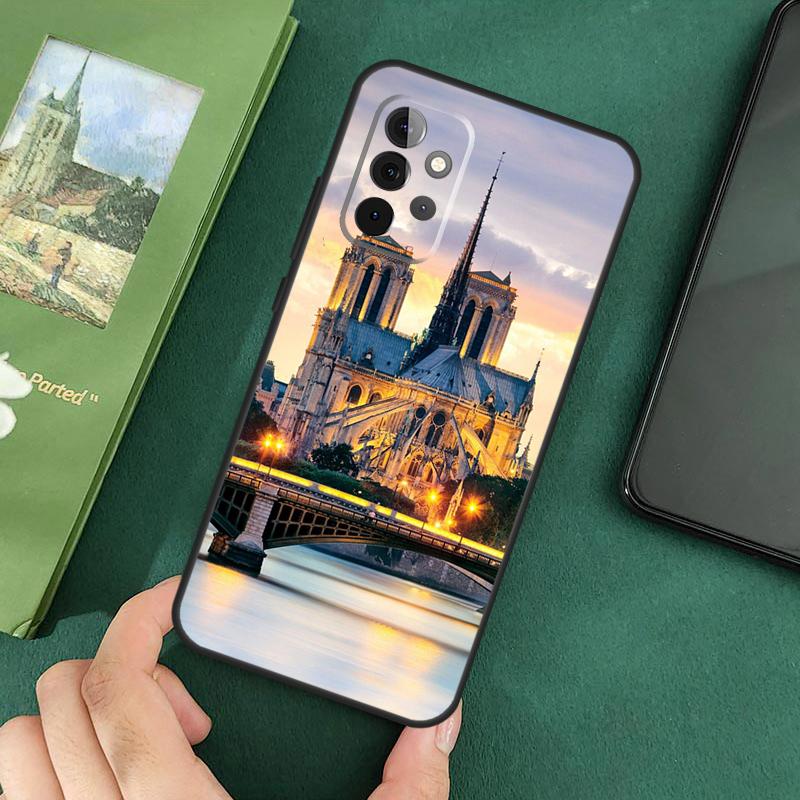 Чехол для телефона Notre Dame De Paris для Samsung Galaxy A06 A05 A16 A55 A35 A15 A53 A33 A13 A22 A32 A52 A14 A34 A54
