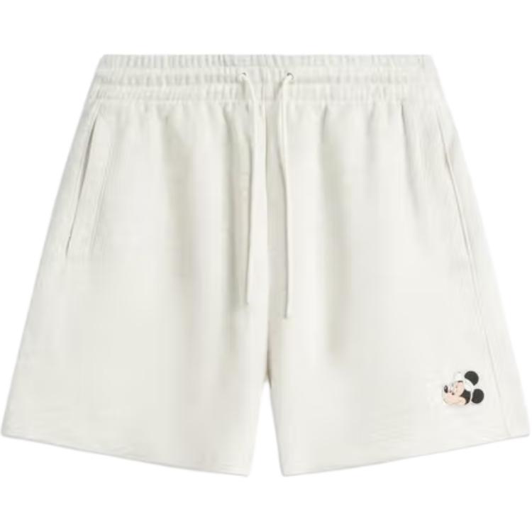 Li Ning X Disney Серия Микки Буквы Средняя посадка Шнурок Универсальные Дышащие Повседневные Шорты Женские шорты AKSV692-2