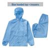 Антистатический пылезащитный костюм с капюшоном для чистых помещений и мастерских