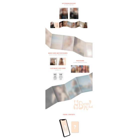 CHUU 1-й мини-альбом HOWL EVER MUSIC ALBUM