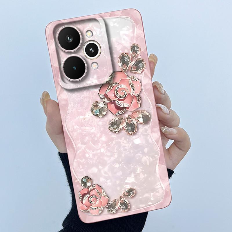 Чехлы Для Realme 15 Pro 5G Модный Минимализм Цветочный Чехол Для Телефона Ударопрочная Защита Мягкий Чехол Для Realme 15 15Pro 5G