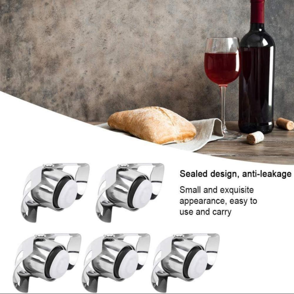 1PCS Leak-Proof Champagne Bottle Sealer Vacuum Sealed Wine Bottle Stopper Champagne Stopper