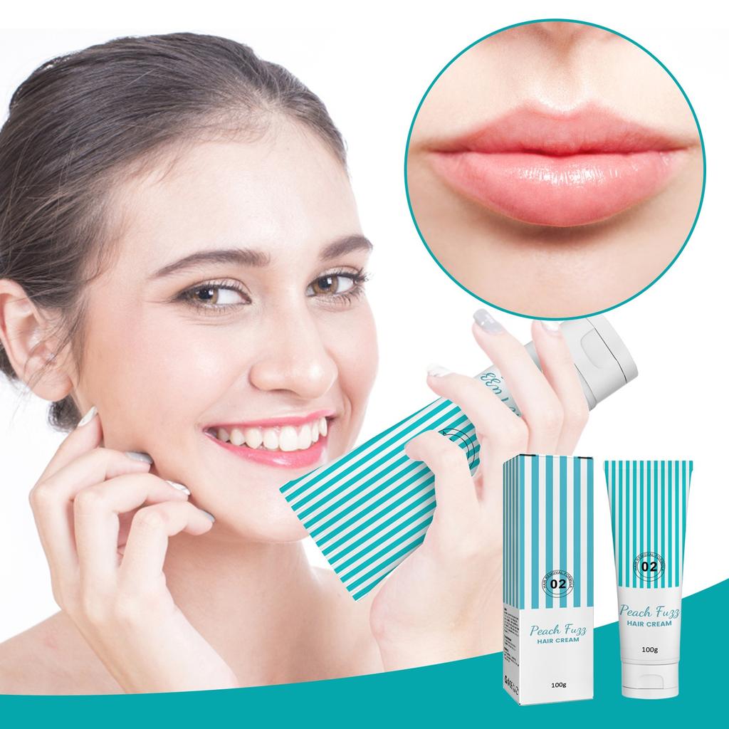 Удаление волос на лице, верхняя губа, подбородок, персиковый пух, удаление волос, увлажняющее удаление волос для женщин, усы на лице