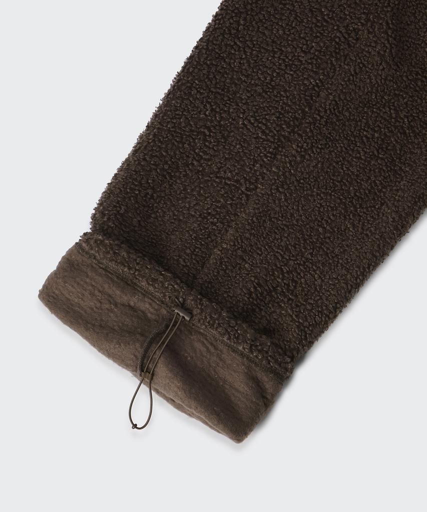 MUSINSA STANDARD WOMAN Women'S Boucle Fleece Parachute Pants [Dark Brown]