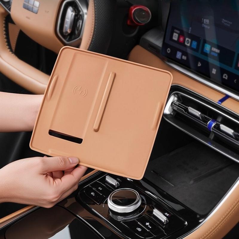 For Geely Galaxy A7 Wireless Charging Silicone Pad Central Control Water Cup Pad Car Interior Modification Interior Accessories
