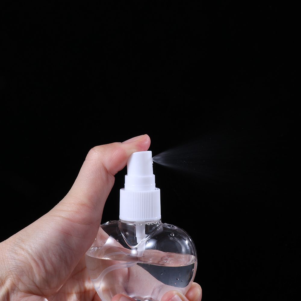 Travel Alcohol With Metal Hook Lotion Jar Leaf Heart Spray Bottle Empty Container Bottle