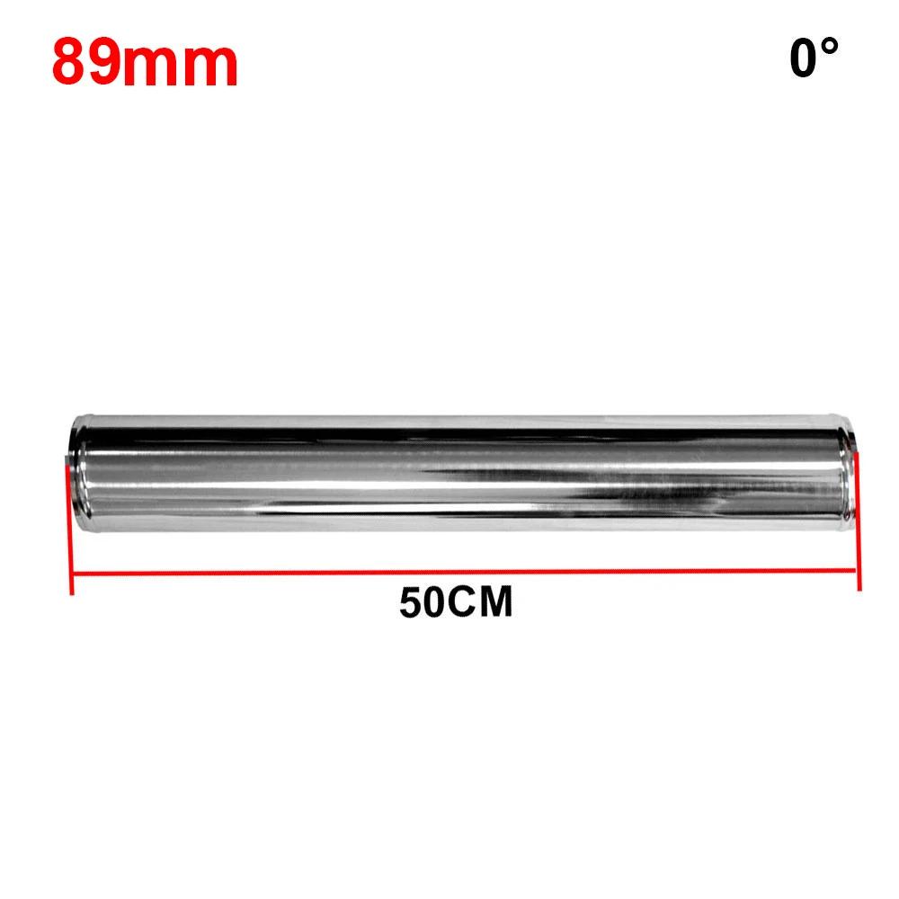 Universal L S Type Aluminum Tube 76mm 89mm 3inch 3.5inch Cold Air Intake Pipe for Racing Car Turbo High Flow 0/45/90/180 Degrees