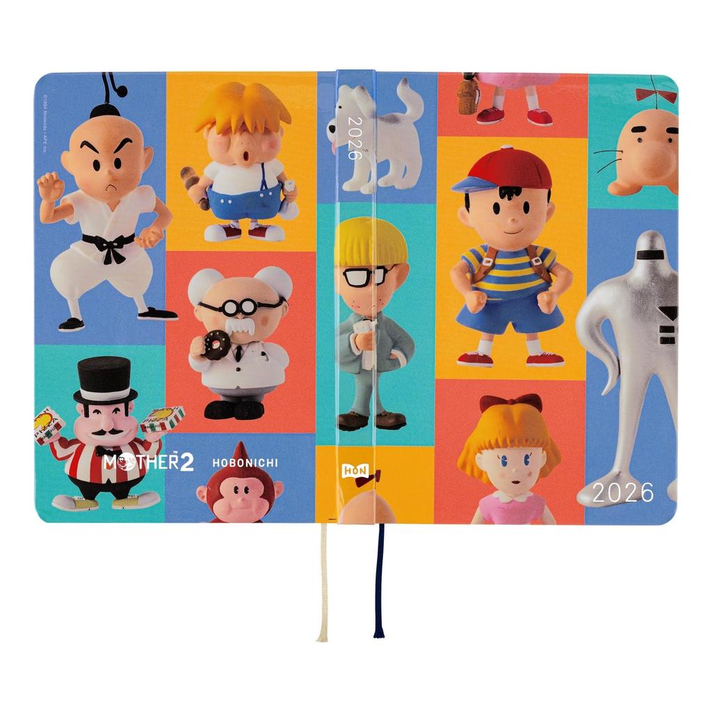 Hobonichi Techo 2026 HON English Edition Figure Page Per MOTHER/Clay [A6/1 Day/January/Monday Start]