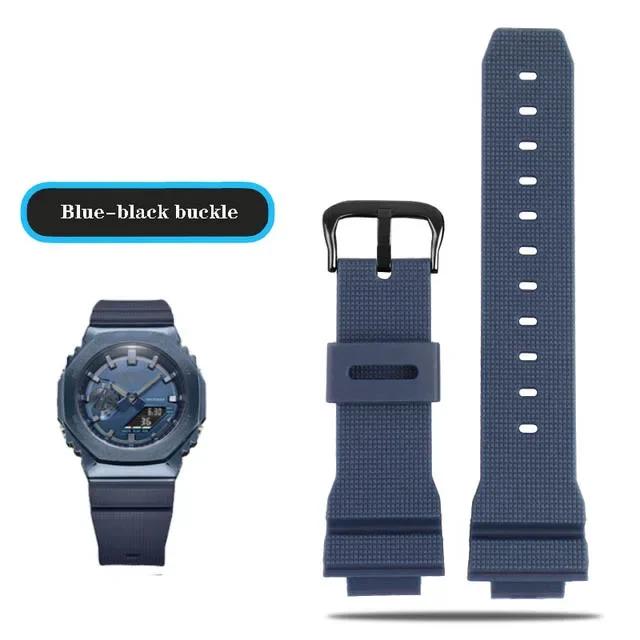Ремешки для часов Casio G-Shock GM-2100 GM-S2100 GA-2100 GM-5600/GA5600 силиконовые мужские спортивные водонепроницаемые аксессуары для часов ремешок