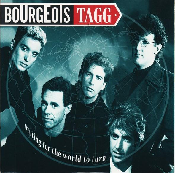7-дюймовая пластинка BOURGEOIS TAGG Waiting For The World To Turn IS360 Island Records 1987 UK Рок Б/у