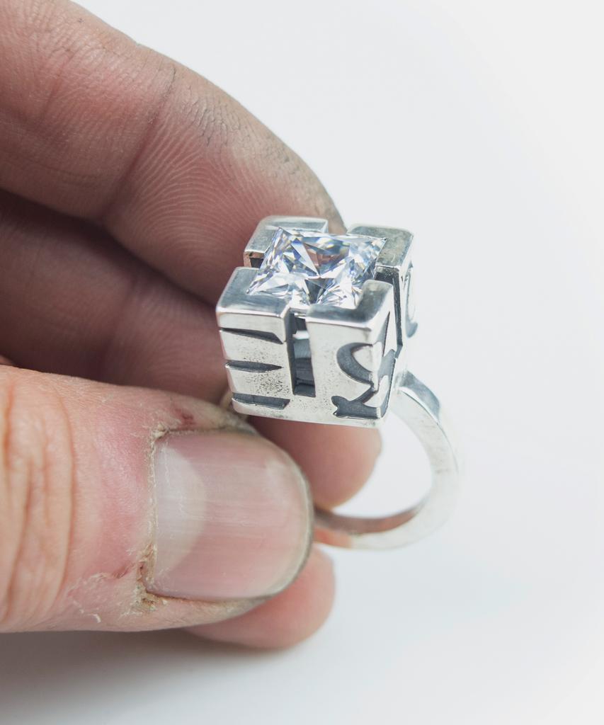 Sheen666 Bonus Series Square Silver Ring (Type B)