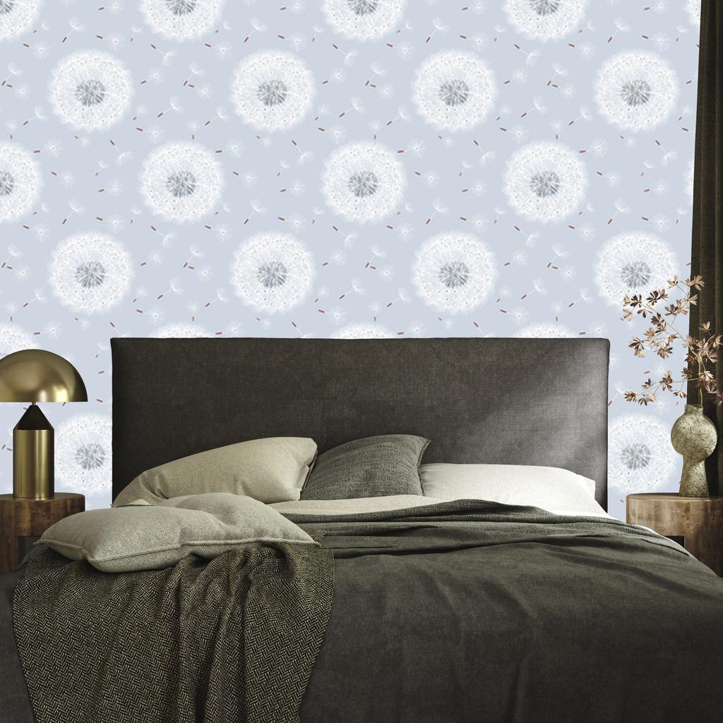 Flying Dandelion Seeds Wallpaper for Living Room and Bedroom 50x1000