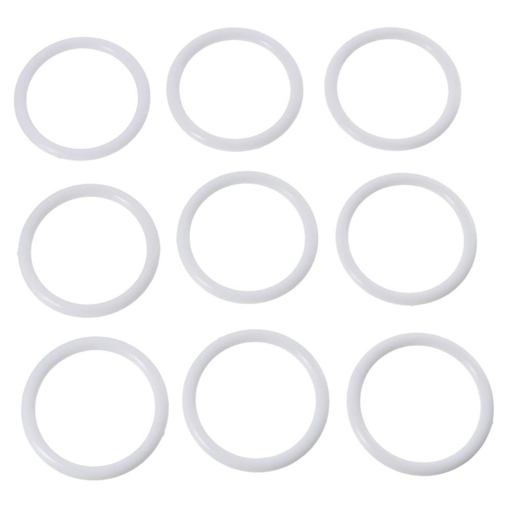 30pcs Plastic White Rings Hoops White Dream Catcher Circle for DIY Art Crafts