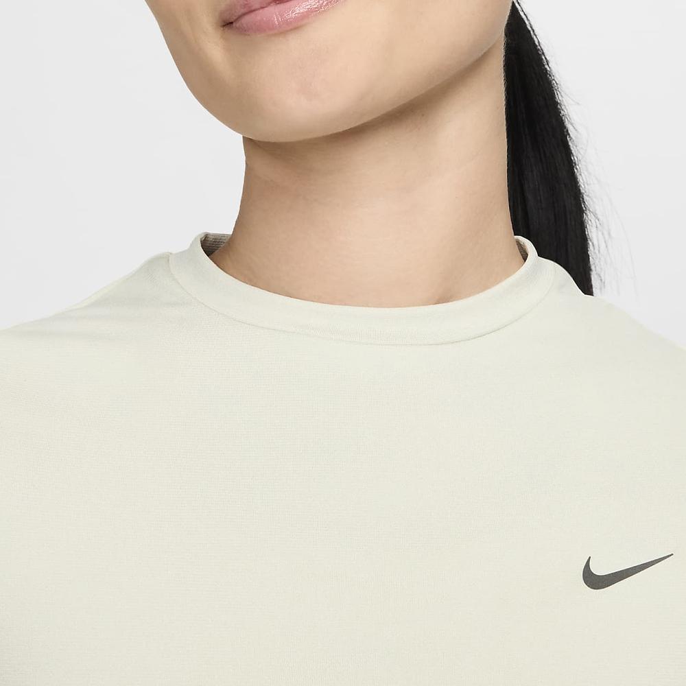 Nike Solid Color Round Neck Slim Fit Short Sleeve Breathable T-Shirt Women Tops Light-Green FN2582-394