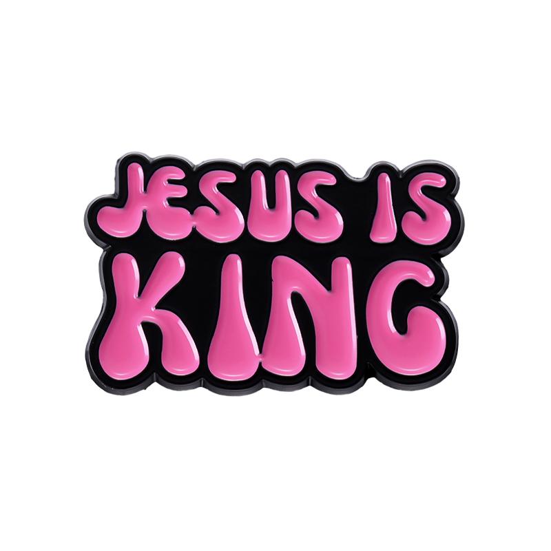 Love Like Jesus Saves Enamel Pins Custom Sweet Jesus Banner Brooches Lapel Badges Quotes Jewelry Gift for Kids Friends