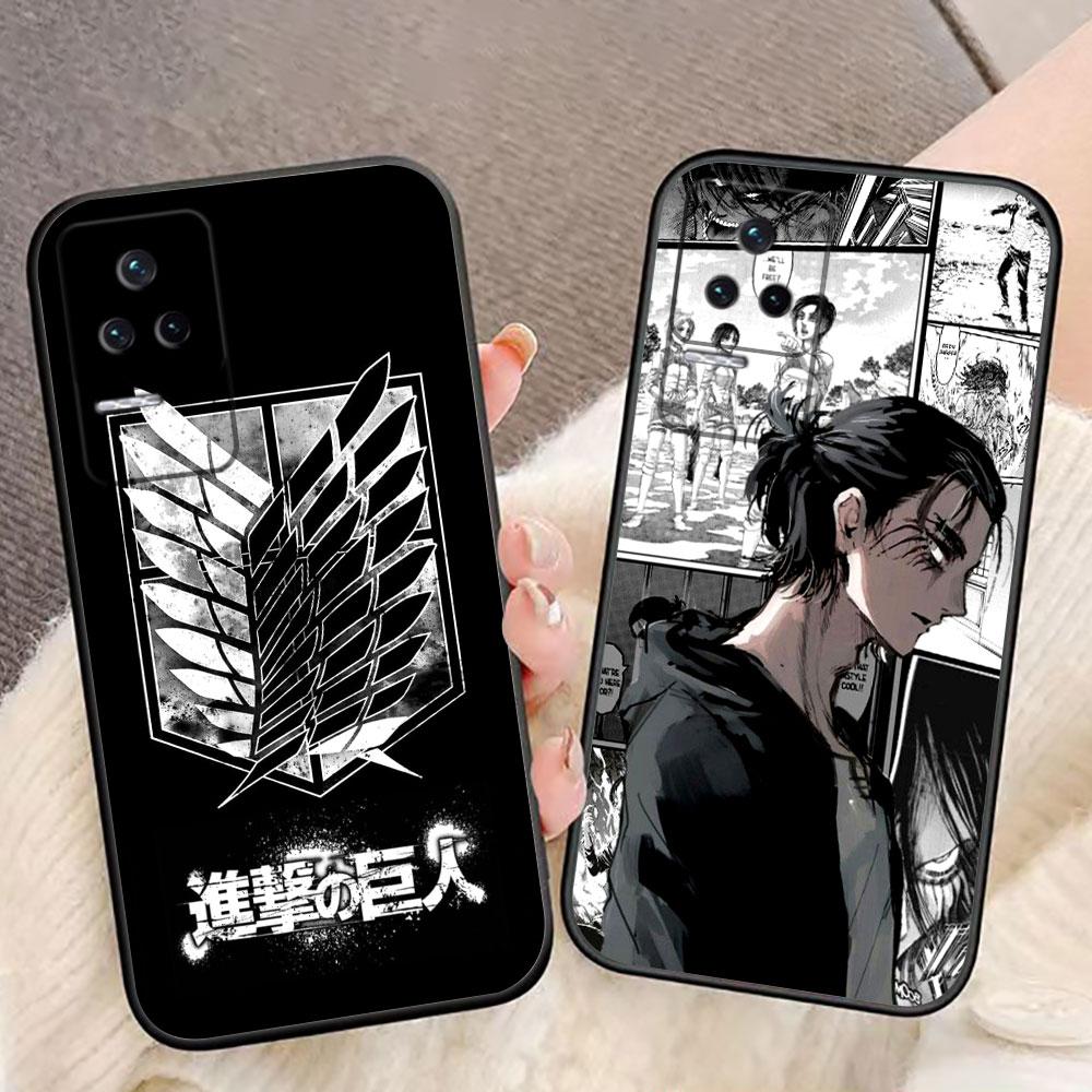 A-Attack On T-Titan Eren Phone Case For Redmi K60 K40 K30 15 15C 14C 13C 12C 12 10 10C 9T 9C 9A 9 8 8A A1 A2 A3 Pro Plus Cover