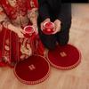 Подушки для коленопреклонения на свадебную чайную церемонию - Красная пара для тостов невесты