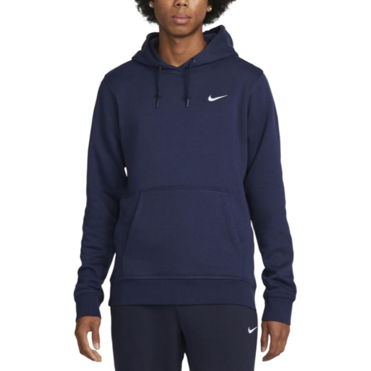 Nike Sweatshirts Men's Navy Blue Hooded Moderate 623453-410