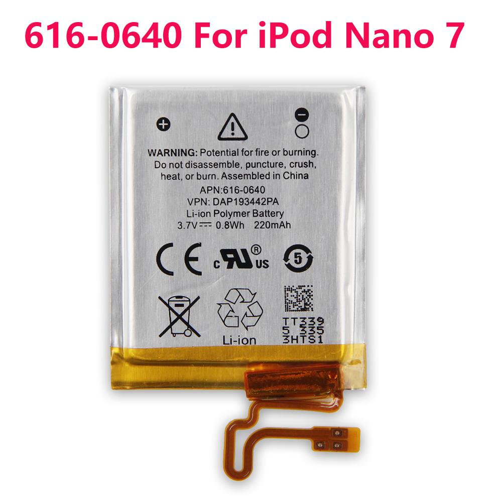 616-0406 616-0407 616-0531 616-0640 Сменный аккумулятор для Apple iPod Nano 4 iPod Nano 5 iPod Nano 6 iPod Nano 7