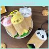 Cute Pancake Capybara Plush Toy Keychain With Soft Pp Cotton For Animal Lovers