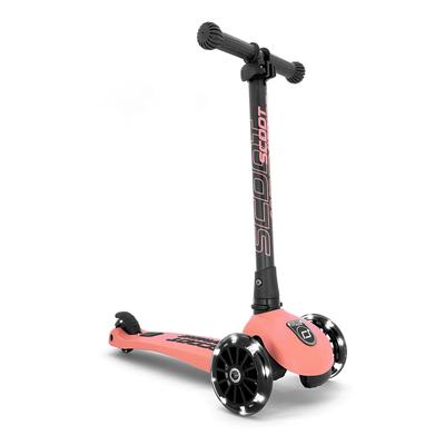 Scoot Ride Highway Kick 3LED Peach Kids Scooter Kickboard Tricycle подлинная гарантия на продукт и [включая японский язык]