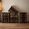Европейский ретро декоративный ящик для хранения в виде книги для офисного декора и фотореквизита