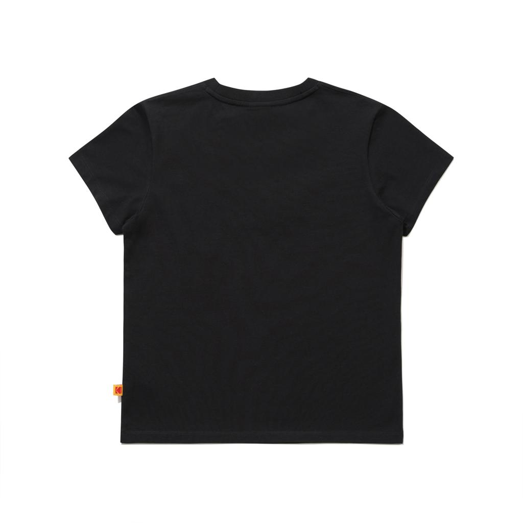 KODAK Essentials Big Logo Askin Short Sleeve T-Shirt Women'S Black