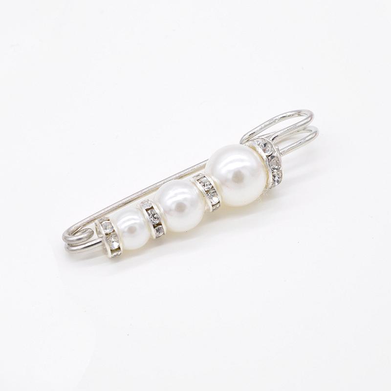 Винтажная булавка / брошка с искусственным жемчугом