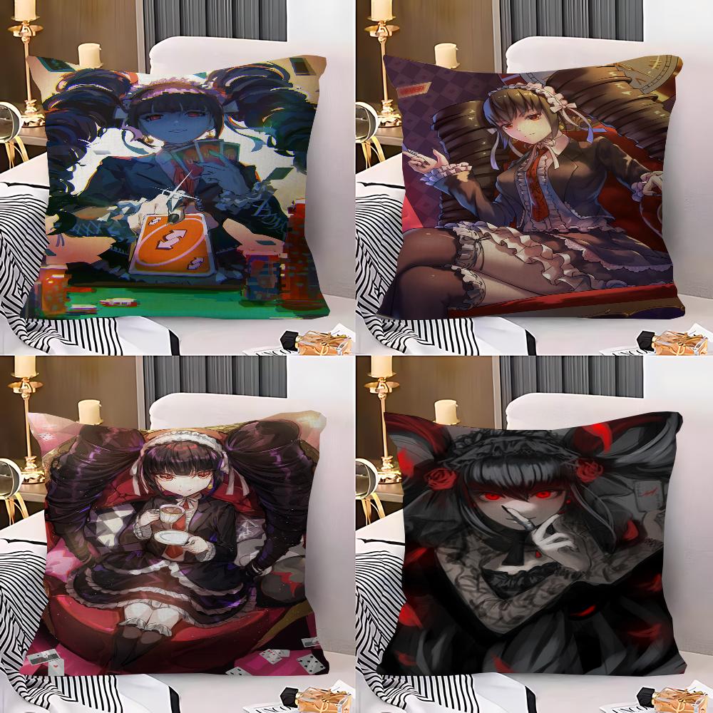 Наволочка для подушки Danganronpa, декор для гостиной, дивана, дома, на заказ.