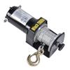 Электрическая лебедка 12 В 2000 фунтов, стальной трос, подъемный кран, комплект контроллера лебедки с крюком из сплава
