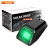 LED Solar Powered Cab Lights Punch-Free Wireless Truck Roof Lights Truck Pickup Warning Light for Pickup Trucks SUV Motorcycles