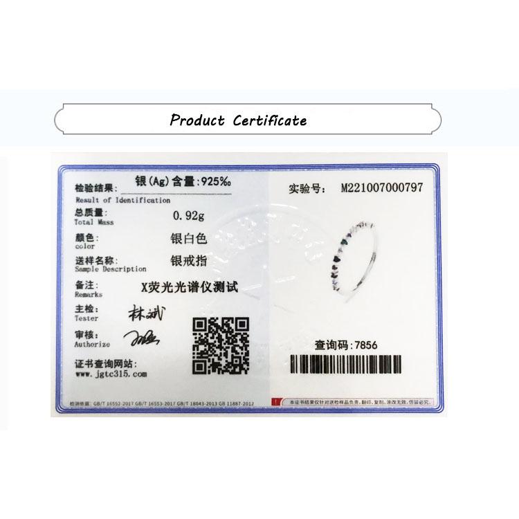 Simple Colorful Zircon S925 Sterling Silver Ring for Women's Shiny Iridescent Color Zircon Ring Couple Ring Sterling Silver Jewelry Gift