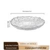 Роскошная хрустальная стеклянная фруктовая тарелка