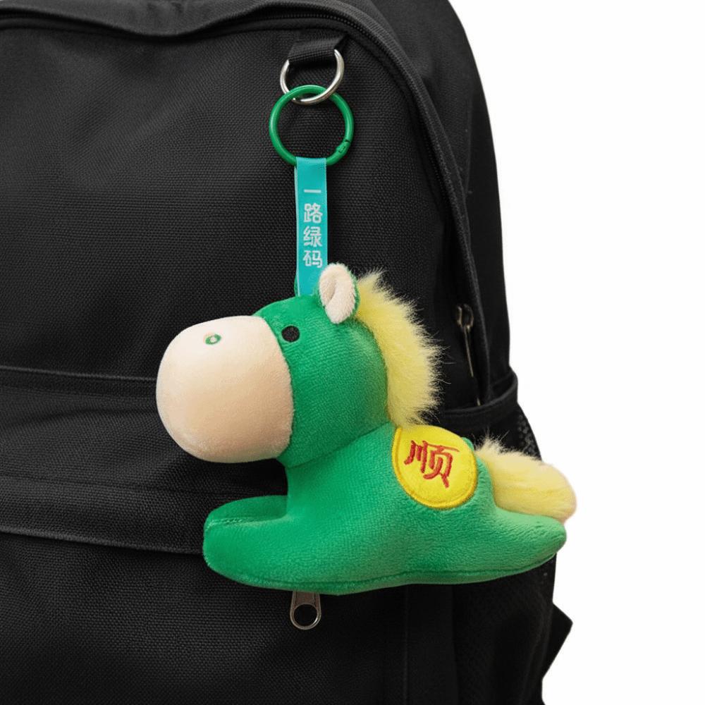 Hanging Pony Pendant Mascot Plush Horse Doll Pendant Plush Horse Keychain Year of The Horse