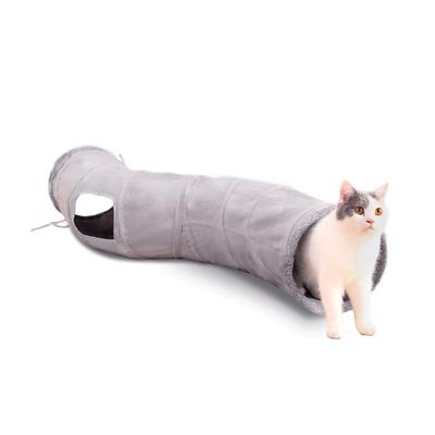 Туннель для кошек PAWZ Road для кроликов и маленьких прочный и долговечный игрушка для одиночных упражнений популярный кошачий питомец кошачий питомец товары игрушка, замша, животные, игра,