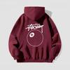 Trendy Men's Hoodie Sweatshirt Autumn Winter Pool Print Heavyweight Loose Versatile Couple's Hoodie Casual Streetwear