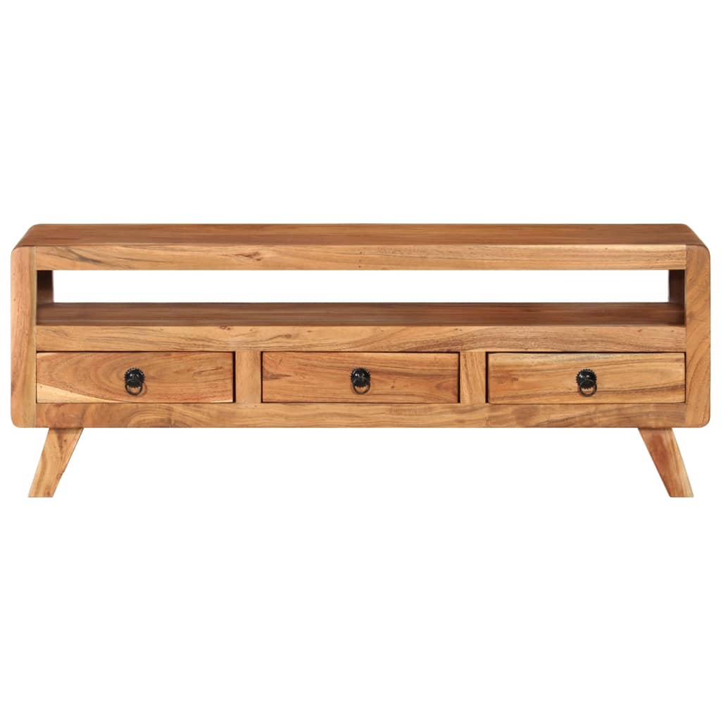 Vidaxl Szafka Pod Telewizor, 110X30X40 Cm, Lite Drewno Akacjowe