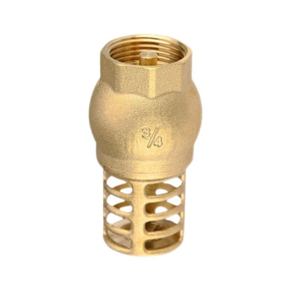 Anti Backflow Bottom Valve Female Thread Check Valve Brass Brass Foot Valve  Direct Supply